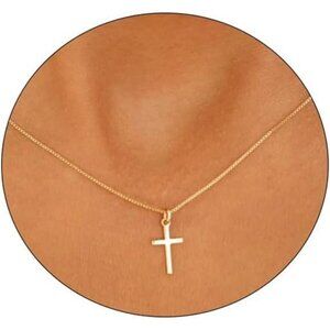 Cross Necklace for Women Dainty Small Cross Pendant